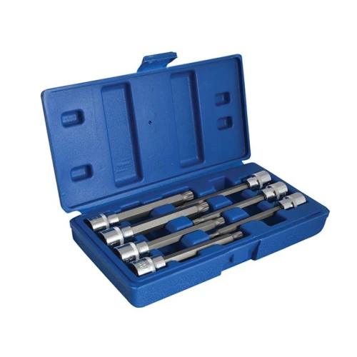 Blue Spot Tools Extra Long 3/8in Square Drive Spline Bit Sockets 7 Piece