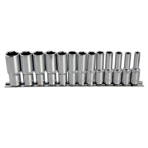 Blue Spot Tools Deep Socket Set of 13 Metric 3/8in Square Drive