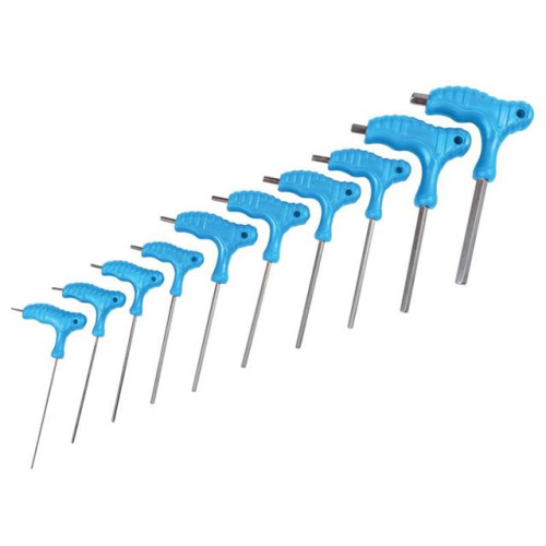 Blue Spot Tools 10PCE Metric T Handle Hex Key Set (2-10mm)