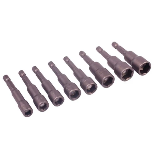Blue Spot Tools Magnetic Nut Driver Set of 8 1/4In