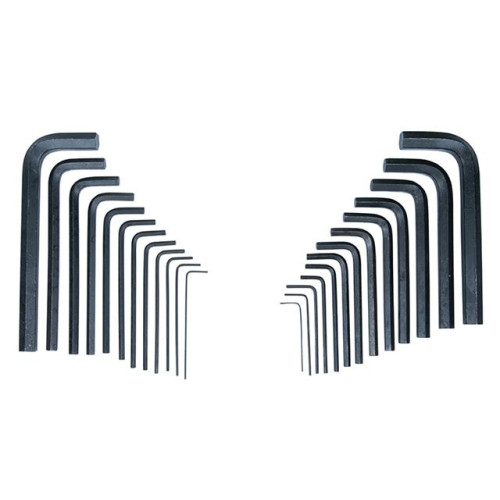 Blue Spot Tools Hex Key Set Pouch 25 Piece Metric & Imperial