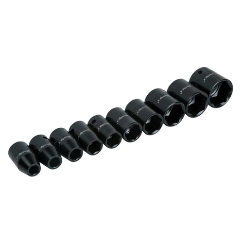 Blue Spot Tools 1/2in Metric Impact Socket Set 9-27mm 10 Piece