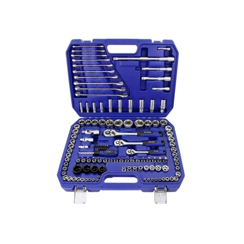 Bluespot 1/2in, 3/8in & 1/4in Metric Socket Set, 120 Piece