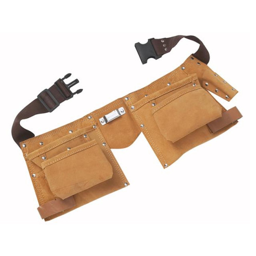 Stalbridge Building Supplies Ltd Double Leather Tool Pouch Regular - Leather Tool Belt Stalbridge Building Supplies Ltd Double Leather Tool Pouch Regular - Leather Tool Belt