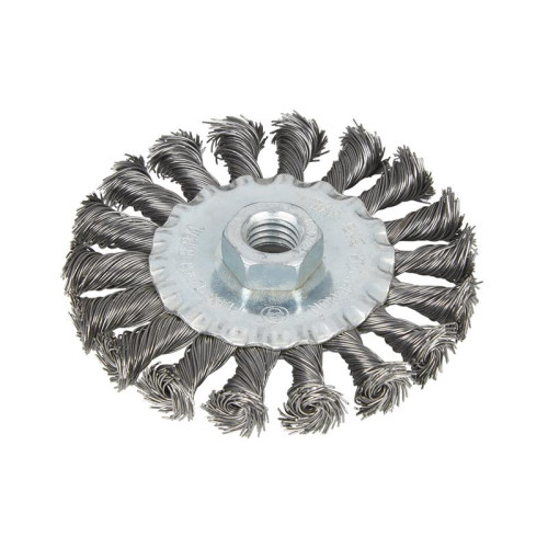 Bluespot Flat Twist Knot Wire Wheel 100mm M14 X 2