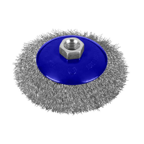 Bluespot Steel Bevel Wire Cup Brush 115mm M14 X 2