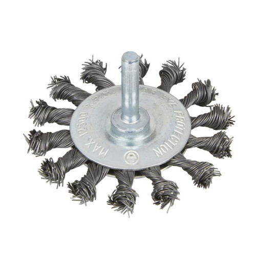 Bluespot Flat Twist Knot Wire Wheel 75mm