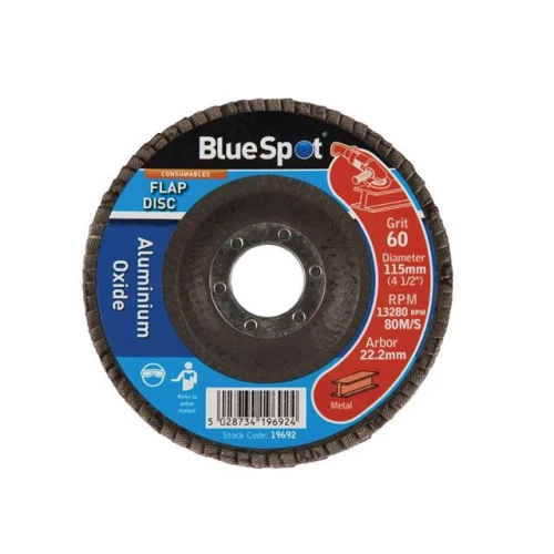 Blue Spot Tools Sanding Flap Disc 115mm 60 Grit