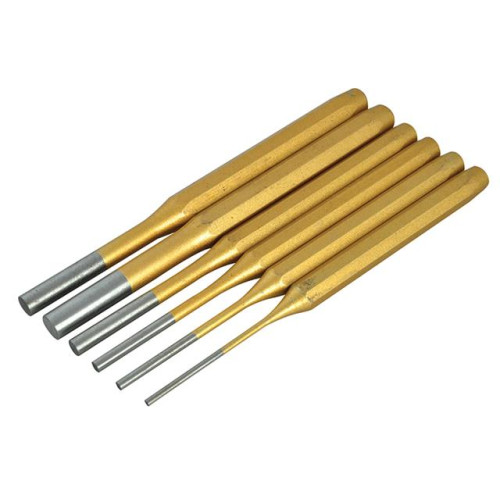 Blue Spot Tools Gold Pin Punch Set of 6