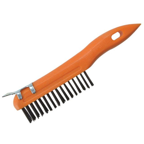 Blue Spot Tools Plastic Wire Brush & Scraper