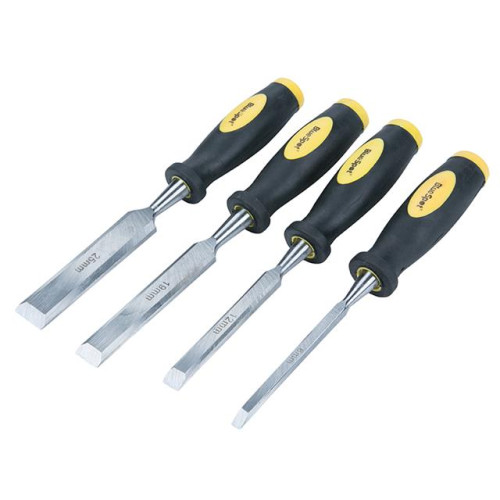 Blue Spot Tools Chisel Set Double Colour Handle 4-Piece
