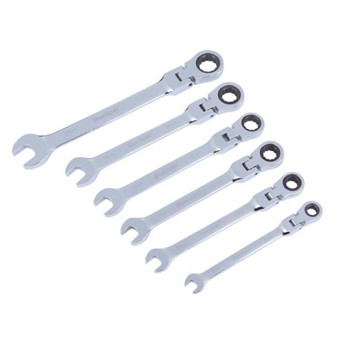 Blue Spot Tools Flexible Head Ratchet Set, 6 Piece