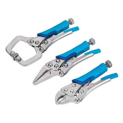 Blue Spot Tools Mini Locking Plier Set 3 Piece