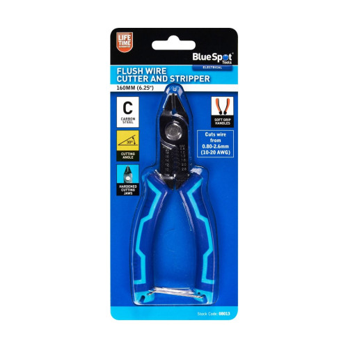 Bluespot Tools Flush Wire Cutter & Stripper