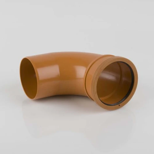 90&Acirc;&ordm; SINGLE SOCKET SWEPT BEND 110MM