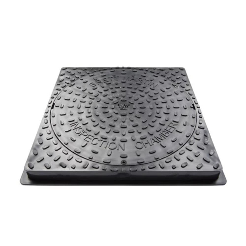 450MM DIA. SECURED SQUARE PLASTIC COVER FOR DRIVEWAYS 35kN