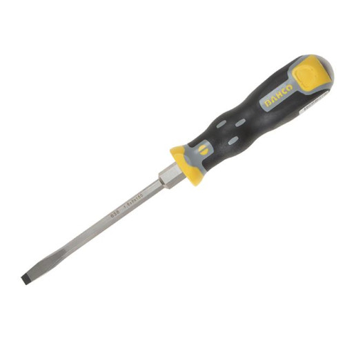 Bahco Tekno+ Flared Slotted Screwdriver Through Shank 6.5mm x 125mm