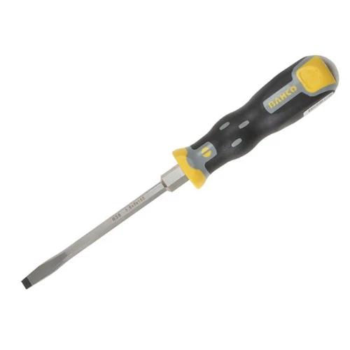 Bahco Tekno+ Flared Slotted Screwdriver Through Shank 6.5mm x 125mm