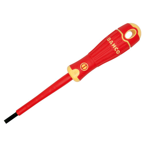 Bahco BAHCOFIT Insulated Slotted Screwdriver 2.5 x 75mm