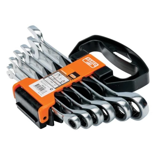 Bahco 1RM Ratcheting Combination Wrench Set, 6 Piece