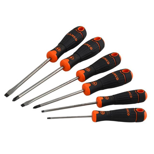 Bahco BAHCOFIT Screwdriver Set of 6 Slotted / Phillips