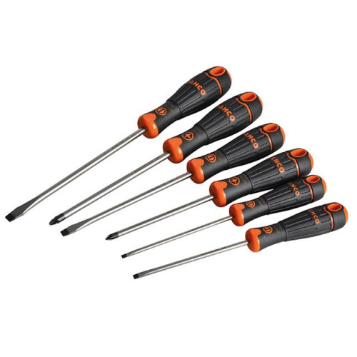 Bahco BAHCOFIT Screwdriver Set of 6 Slotted / Pozi