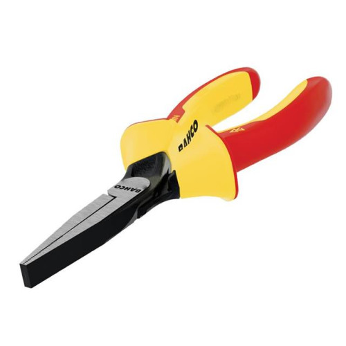 Bahco 2421S ERGOâ„¢ Insulated Flat Nose Pliers 180mm (7in)