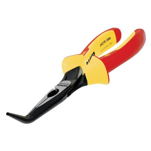 Bahco 2427S ERGO⢠Insulated Bent Nose Pliers 160mm (6.1/4in)