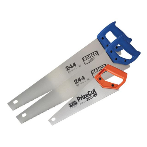 Bahco 2 x 244 22in Handsaws + 1 x Toolbox Handsaw 350mm (14in)