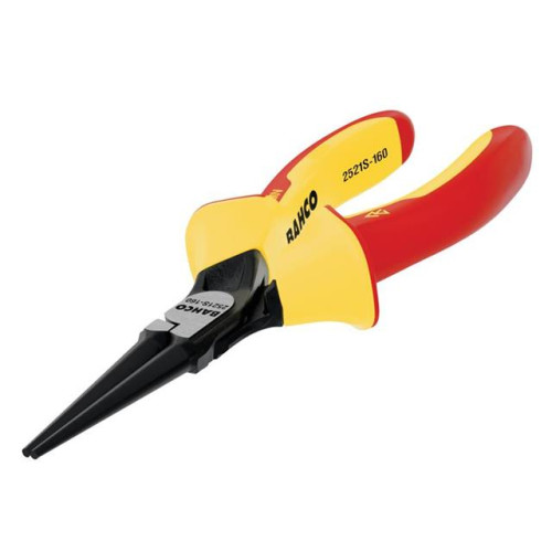 Bahco 2521S ERGOâ„¢ Insulated Round Nose Pliers 160mm (6.1/4in)