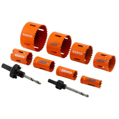 Bahco Electrician's Bi-Metal Holesaw Set, 10 Piece