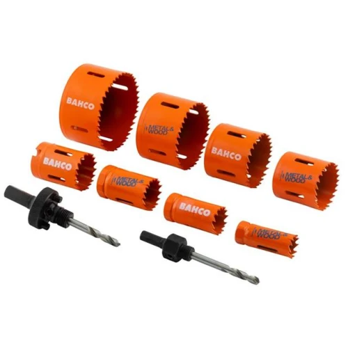 Bahco Electrician's Bi-Metal Holesaw Set, 10 Piece