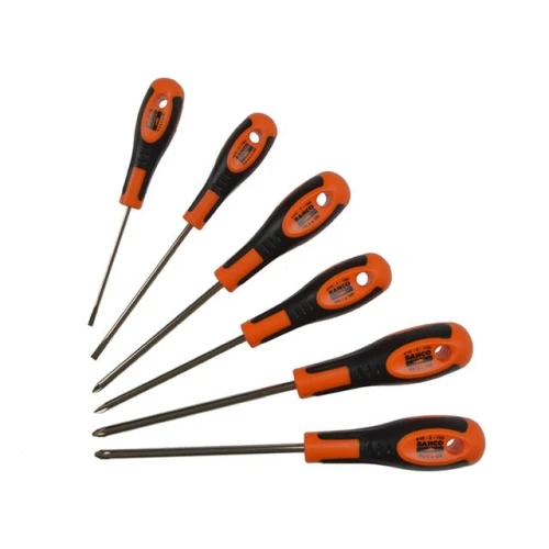 Bahco Screwdriver Set 6 (2 x Ph Pz Flat)
