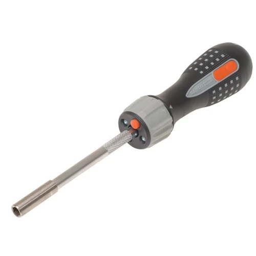 Bahco 808050L Ratchet Screwdriver + Bits + LED Lights