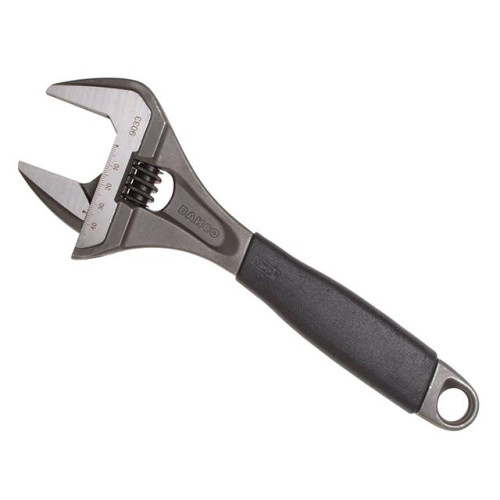 Bahco 9033 ERGOâ„¢ Adjustable Wrench 250mm with 46mm Extra Wide Jaw
