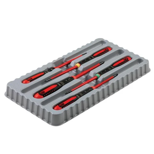 Bahco BE-9871SL ERGO&acirc;&cent; Slim VDE Insulated Screwdriver Set, 5 Piece