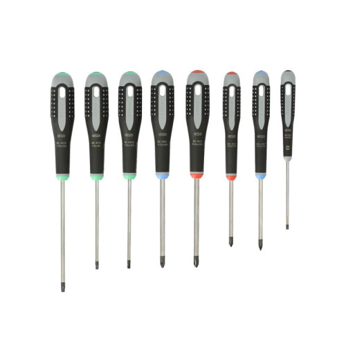Bahco BE-9872 ERGOâ„¢ Screwdriver Set, 8 Piece