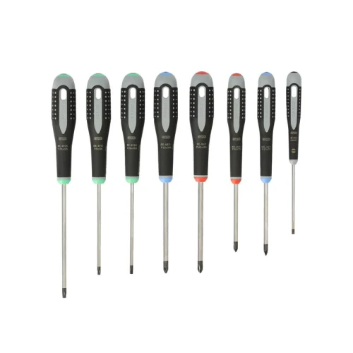 Bahco BE-9872 ERGO&acirc;&cent; Screwdriver Set, 8 Piece
