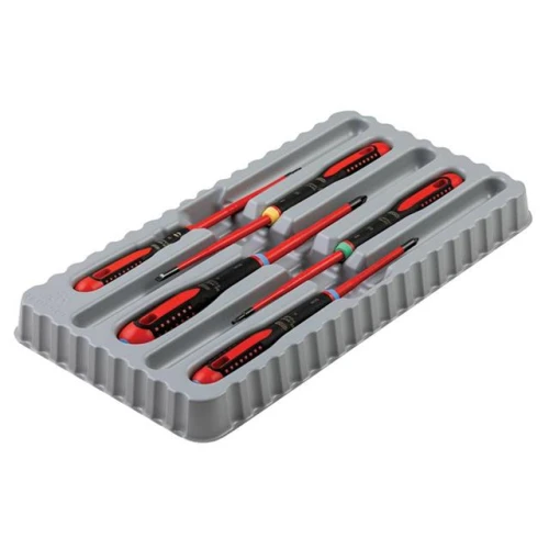 Bahco BE-9872SL ERGO&acirc;&cent; Slim VDE Insulated Screwdriver Set, 5 Piece