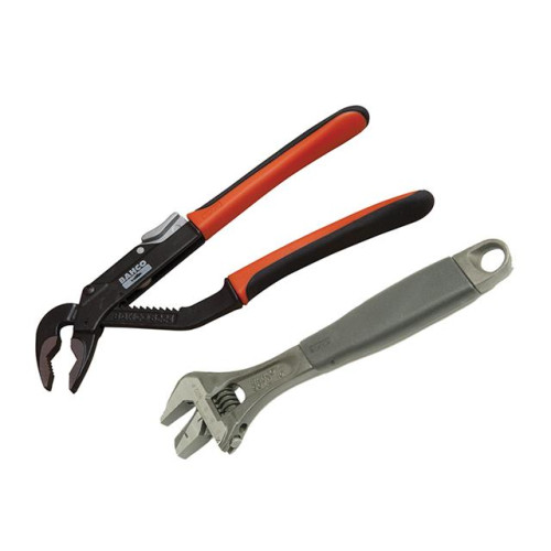 Bahco 9873 Adjustable & Slip Joint Plier Set (2 Piece)