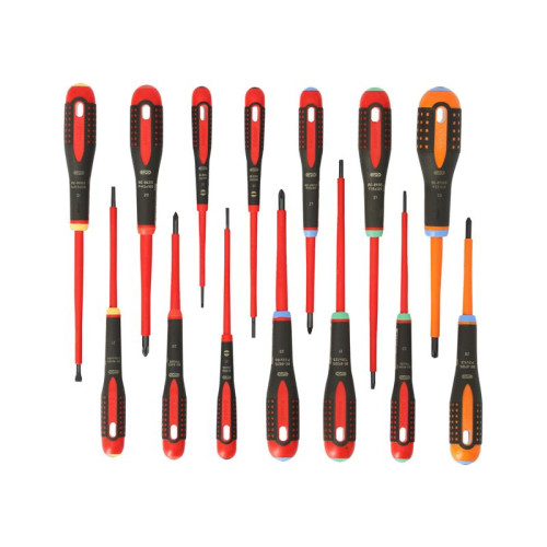 Bahco BE-9872 ERGOâ„¢ Screwdriver Set, 14 Piece