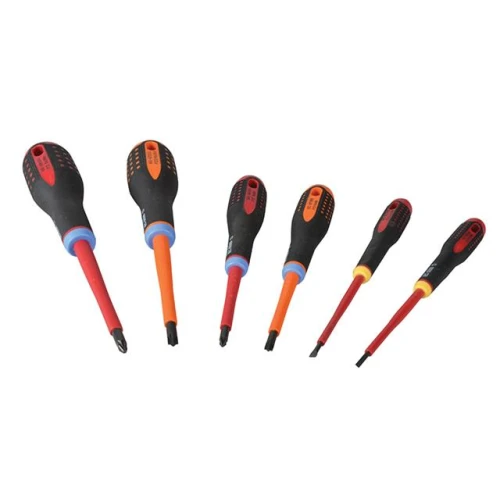 Bahco Mixed Insulated ERGO&acirc;&cent; Screwdriver Set 6 Piece SL/PH/PZ