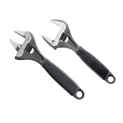 Bahco Chrome ERGOâ„¢ Adjustable Wrench Twin Pack Capacity 32/38mm