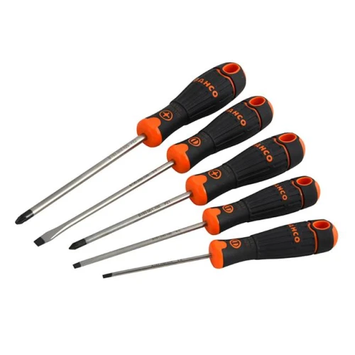 Bahco BAHCOFIT Screwdriver Set of 5 Slotted / Pozi