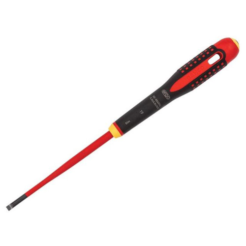 Bahco ERGOâ„¢ Slim VDE Insulated Slotted Screwdriver 6.5 x 150mm