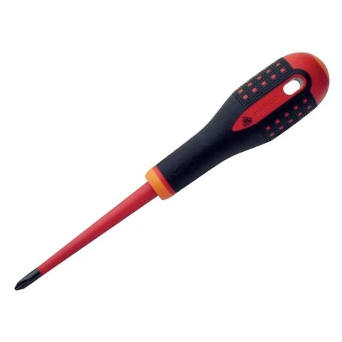 Bahco ERGO&acirc;&cent; Slim VDE Insulated Phillips Screwdriver PH2 x 100mm