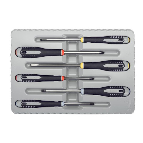 Bahco BE-9884 ERGOâ„¢ Screwdriver Set, 6 Piece