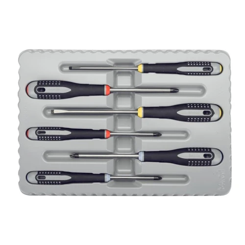 Bahco BE-9884 ERGO&acirc;&cent; Screwdriver Set, 6 Piece