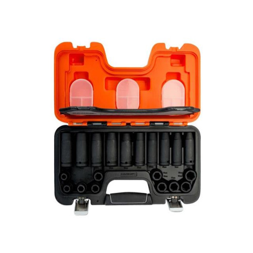 Bahco D-DD/S20 Mixed Impact Socket Set of 20 Metric 1/2in