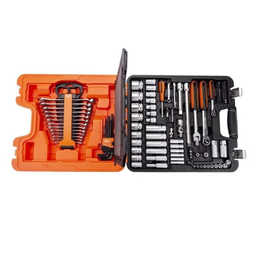 Bahco S103 Socket & Spanner Set of 103 Metric 1/4in &1/2in Dynamic Drive